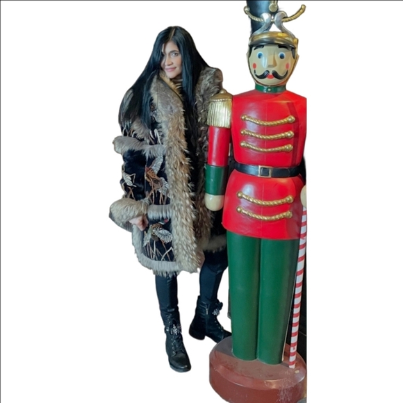 Zuki Sheared Beaver Fur Coat Vintage Neiman Marcus - Luxury High-end Winter Coat - Picture 5 of 5